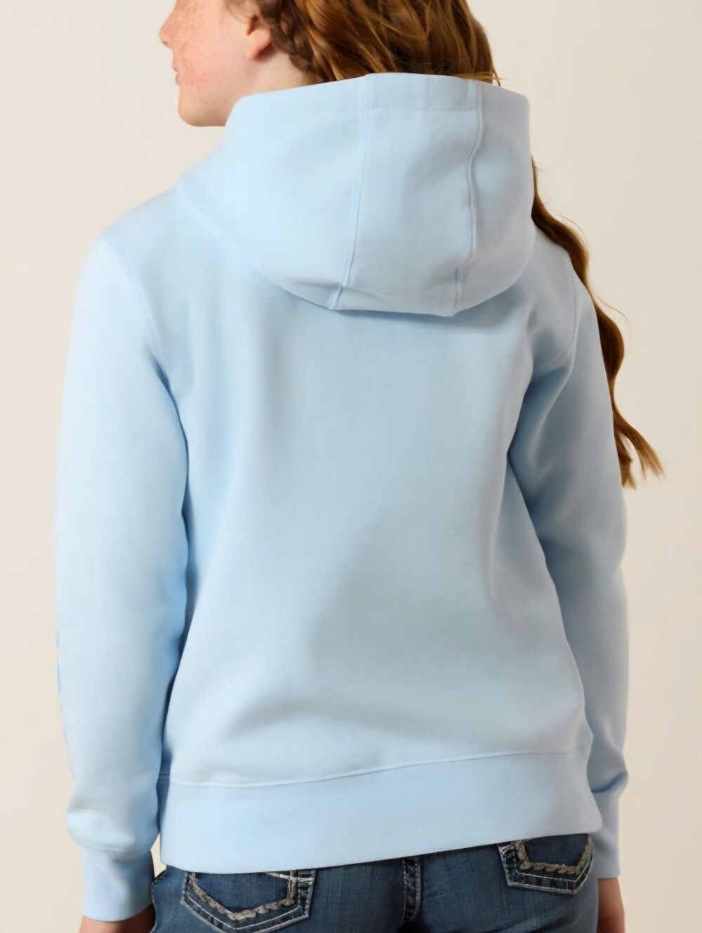 Ariat Girl's 2.0 Hoodie in Sz LRG Nantucket Breeze Color Item 10071274 - Picture 3 of 4